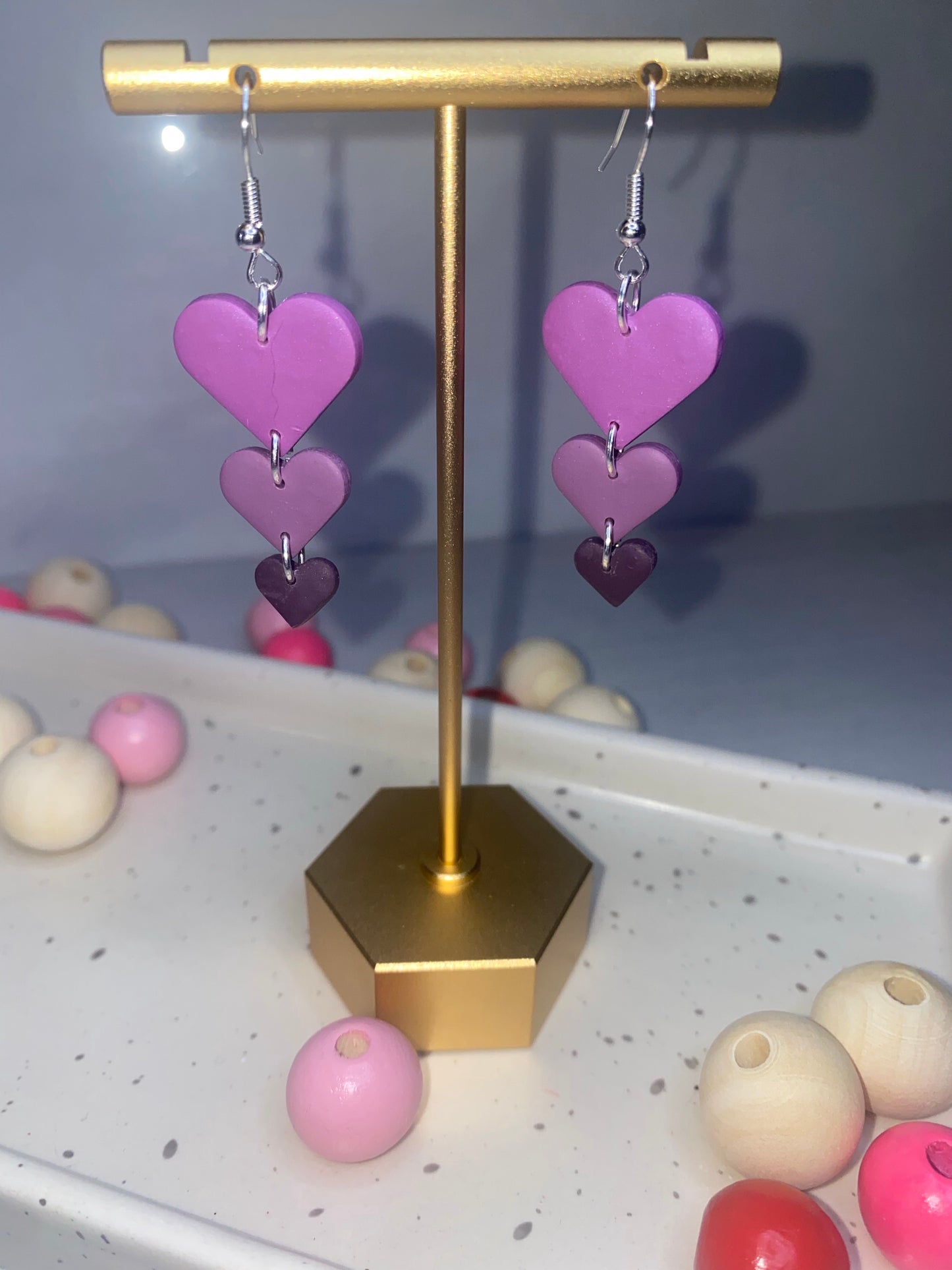 Heart Dangle Earrings