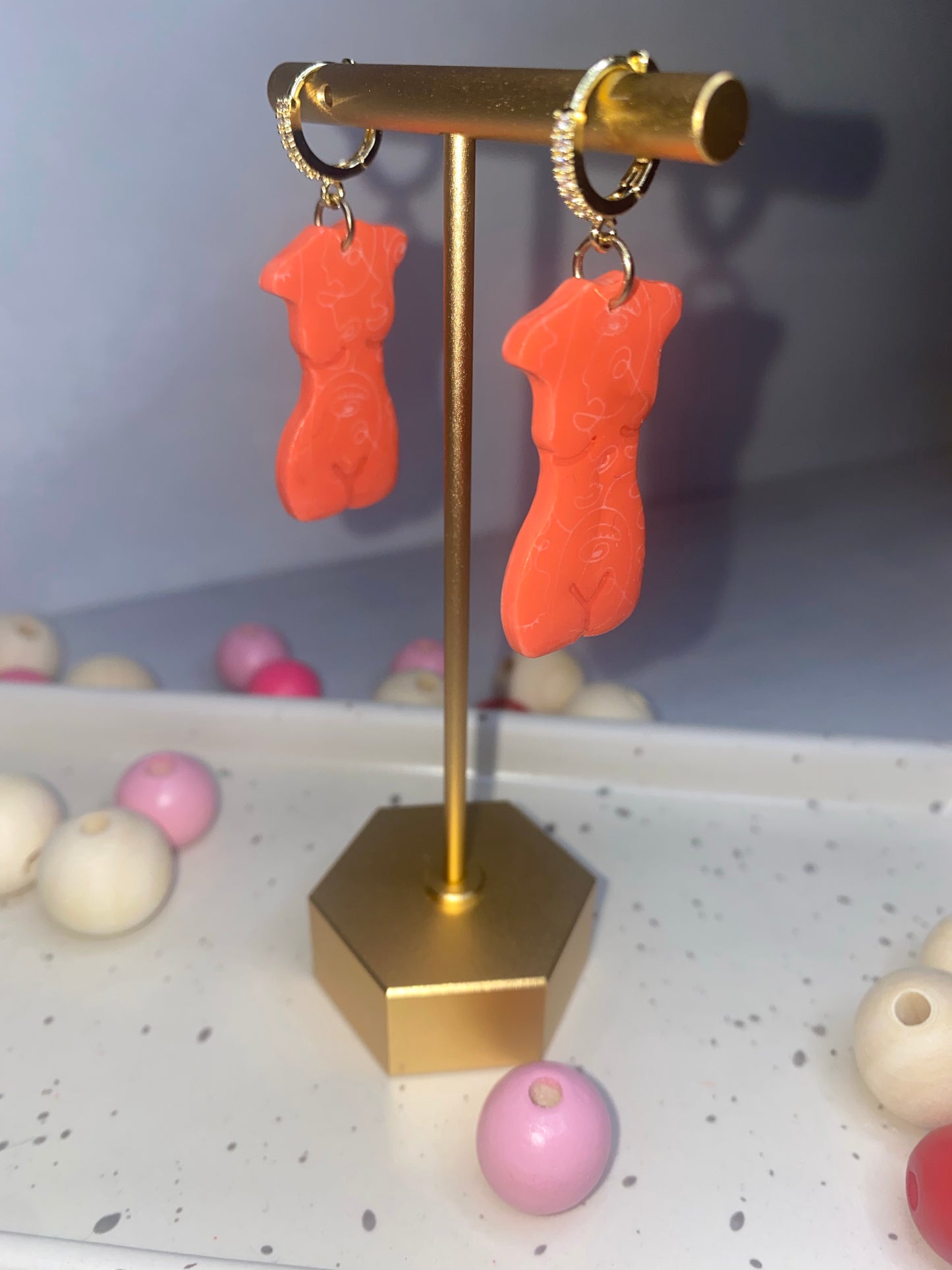 Female Body Dangle Earrings